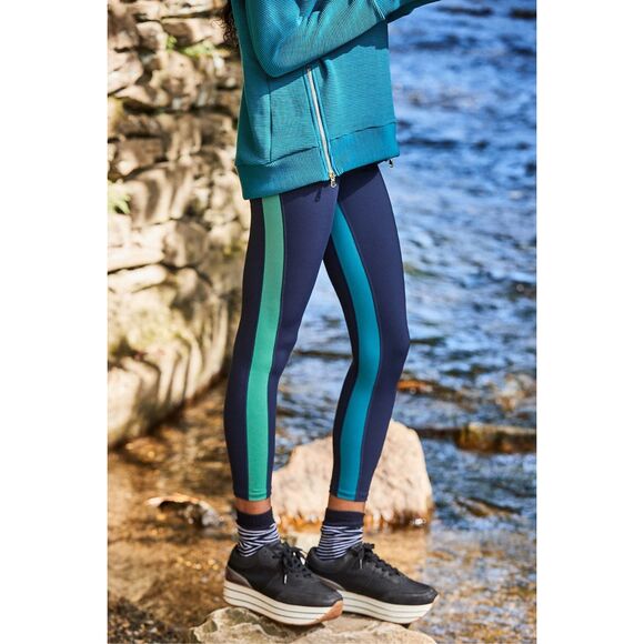 NWT Addison Bay Luxe Sport High-Rise League Legging Multi Navy XS MSRP $108 - Picture 6 of 11